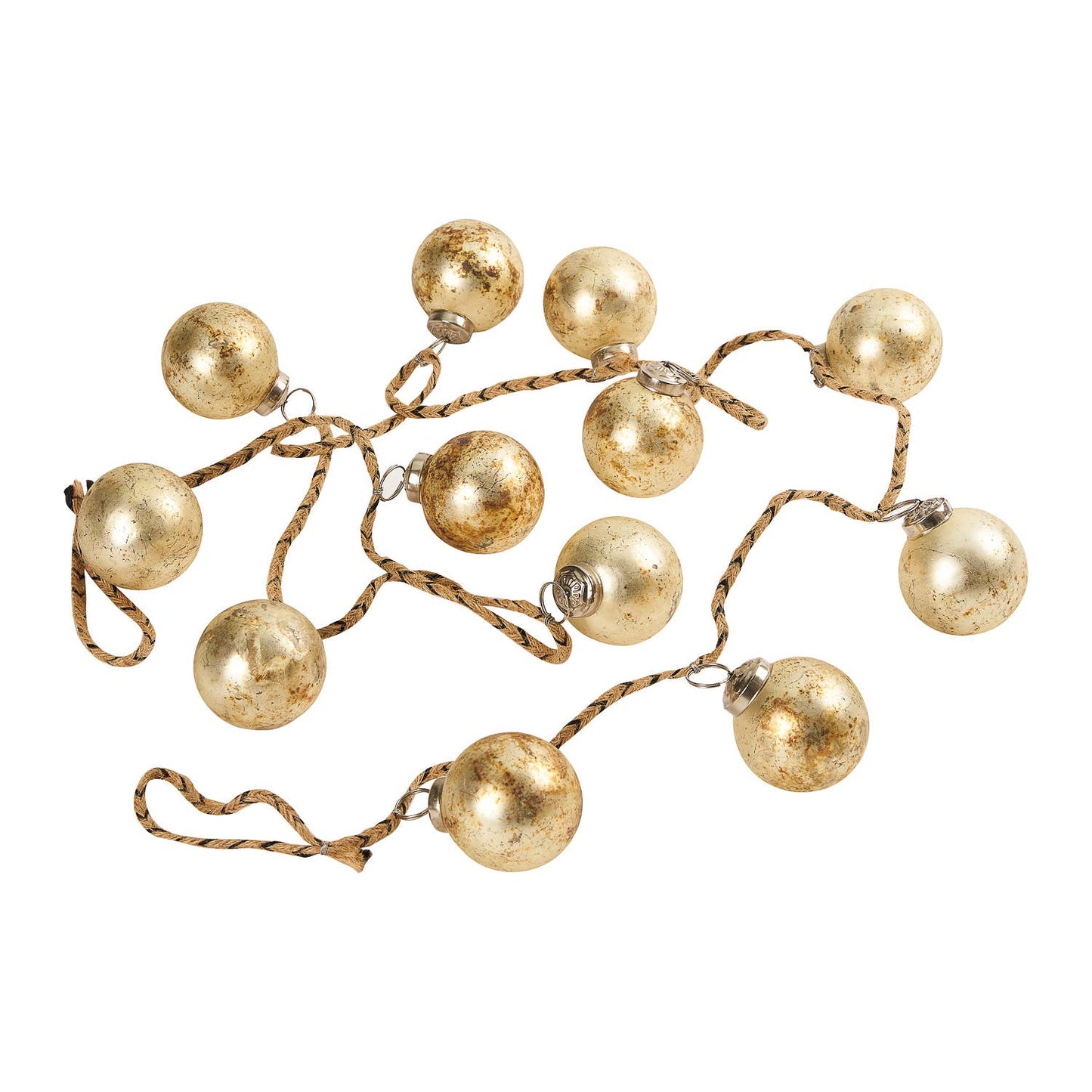 Indus Rustic Ball Ornament Garland