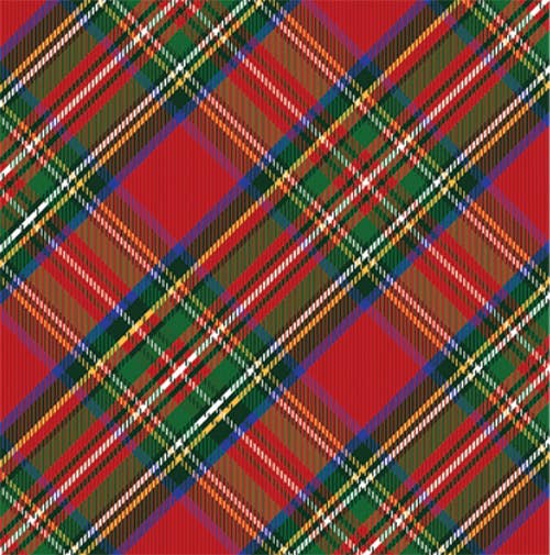 Tartan Plaid Gift Wrap Sheets