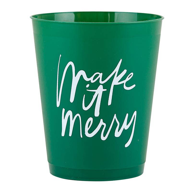 Cocktail Party Cups - Make It Merry - 8ct