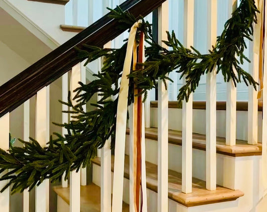 Norfolk Pine Garland - Artificial Christmas Greenery Decoration 4 Sizes